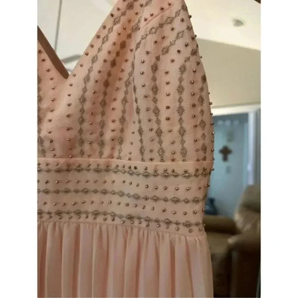 Lulus Glamorous Gala Pink Dress M Wedding GuestBridesmaid Formal Evening Gown - Picture 4 of 8